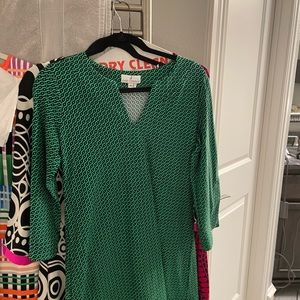 Jude Connely 3/4 sleeve green dress